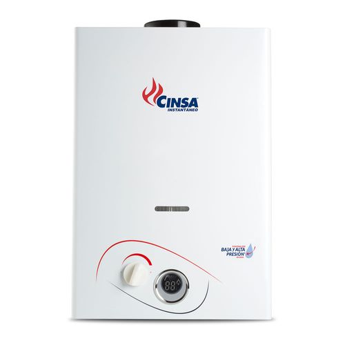 Calentador instantáneo Cinsa CIN-06 B  para Gas LP, 1 Servicio, 6 Litros Nivel del mar.