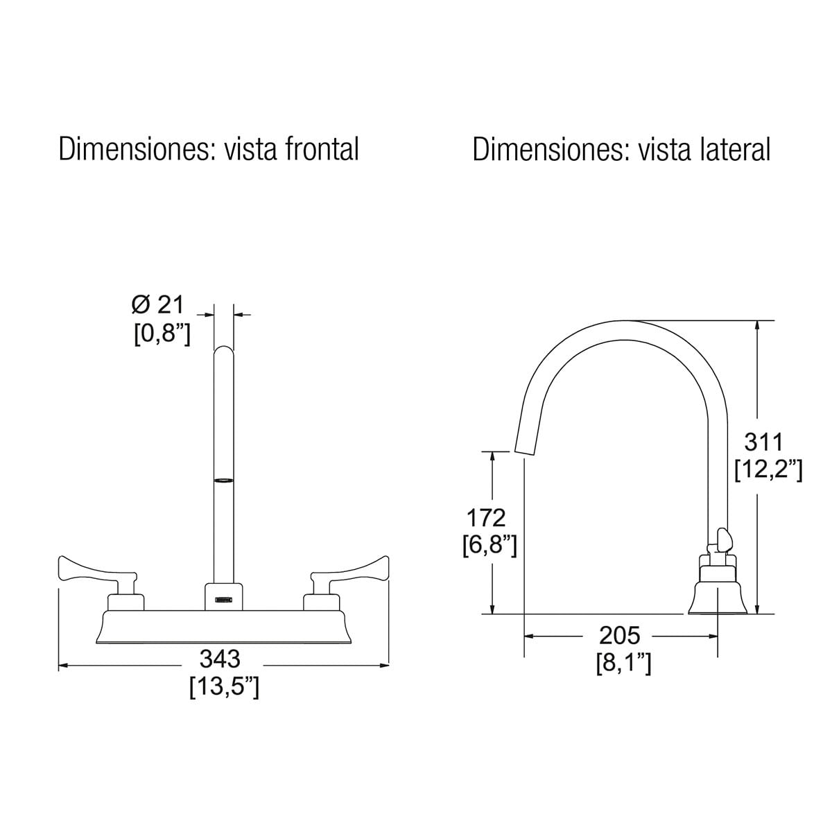 Mezcladora para tarja discount helvex