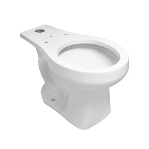 Taza para Fluxómetro Redonda Blanca CATO-R101