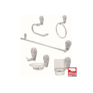 Juego de Accesorios 6 piezas Cromo DICA-2500