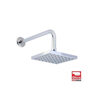 Regadera con Brazo Y Chapeton Cromo DICA-4513B
