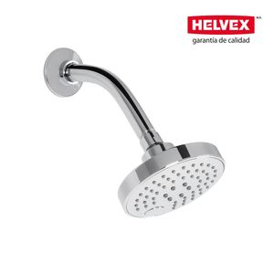 Regadera Multichorro Redonda Cromo 5" Helvex H-3300