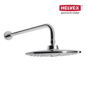 Regadera Redonda 10" 3 con brazo Y Chapeton Cromo Helvex -H-3302
