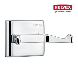 Gancho Doble Clasica Cromo HELVEX-106