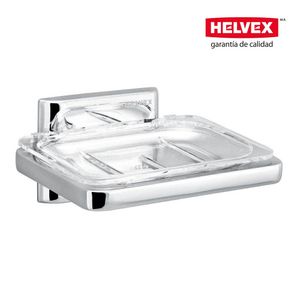 Jabonera de semi empotrar Helvex-108 Cromo