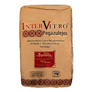 Pega Intervitro Blanco 20 Kg Intervitro