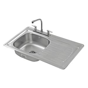 Fregadero De Empotrar 87X54 Cm 1 Tarja 1 Esc.Der. A.I. Linea Clasica Eb Técnica