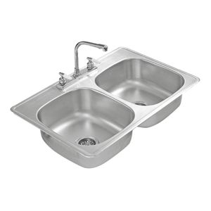 Fregadero De Empotrar 84X56 Cm 2 Tarjas A.I. Linea Clasica Eb Técnica