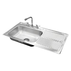 Fregadero Economico D/Emp.101X54 Cm 1 Tarja 1 Esc.Der. A.I. Linea Mark Eb Técnica