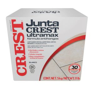 JUNTACREST ULTRAMAX BLANCO  CAJA 5 KG.