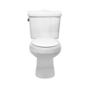 JUEGO TAZA-TANQUE OXFORD ALARGADA BLANCA