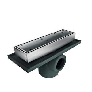 Coladera de una boca de contra rectangular Helvex-24-RHLI