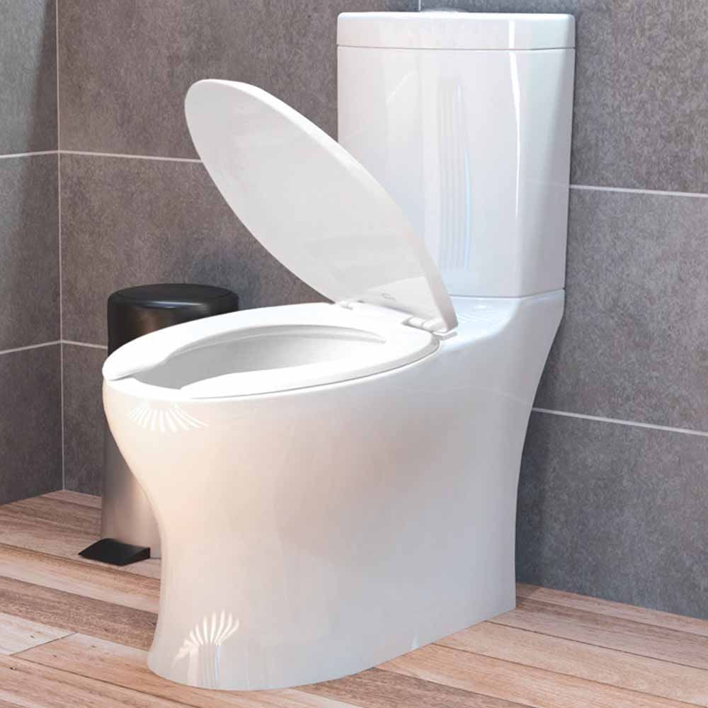 Asiento para WC con Funciones Tipo Bidet Elongado Blanco con Antibacterial  Helvex ATM – Bedon