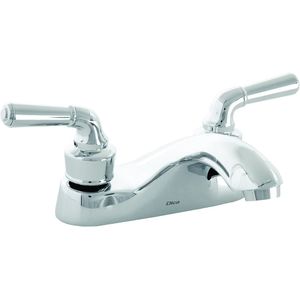 Mescladora de  4" para lavabo con manerales Dica 4063