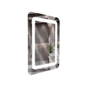 Espejo Touch con luz Led 80x60 cm Biselado