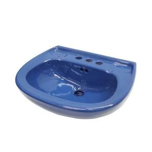 Lavabo Jazmin Azul Colonial CATO 330