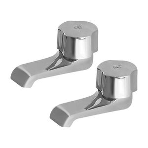 Juego de llaves individuales para lavabo Dica 4242 con manerales