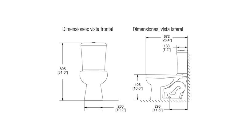 Deposito de agua para taza de baño hot sale