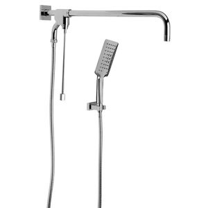 Regadera manual de brazo largo con desviador Helvex RM15