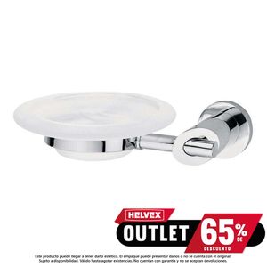 Jabonera Helvex Nuva Cristal Cromo 9108