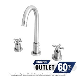 Mezcladora para lavabo Acero Inoxidable Urrea-9290INOX